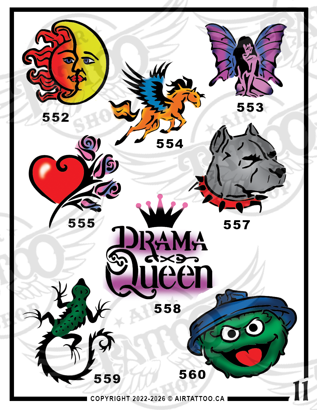 VARIETY STENCIL PACK - Vol. 11