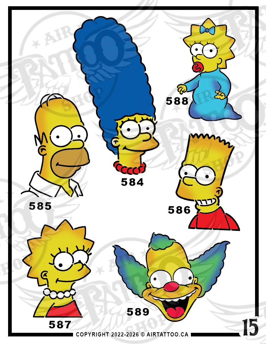VARIETY STENCIL PACK - Vol.15