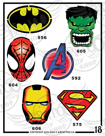 PACK DE POCHOIRS CARTOON - Vol. 18