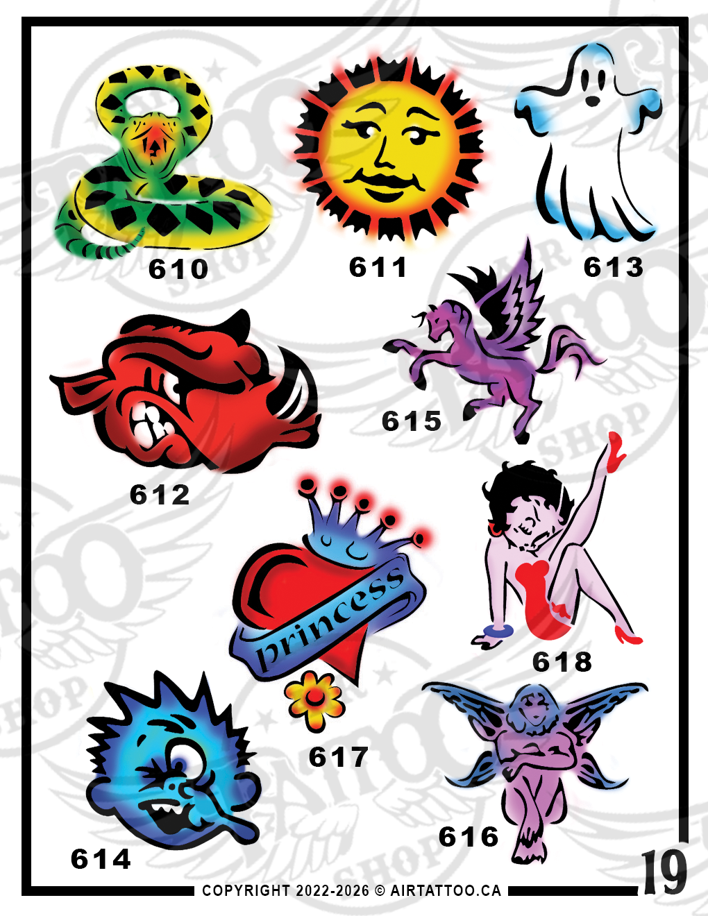 VARIETY STENCIL PACK - Vol. 19
