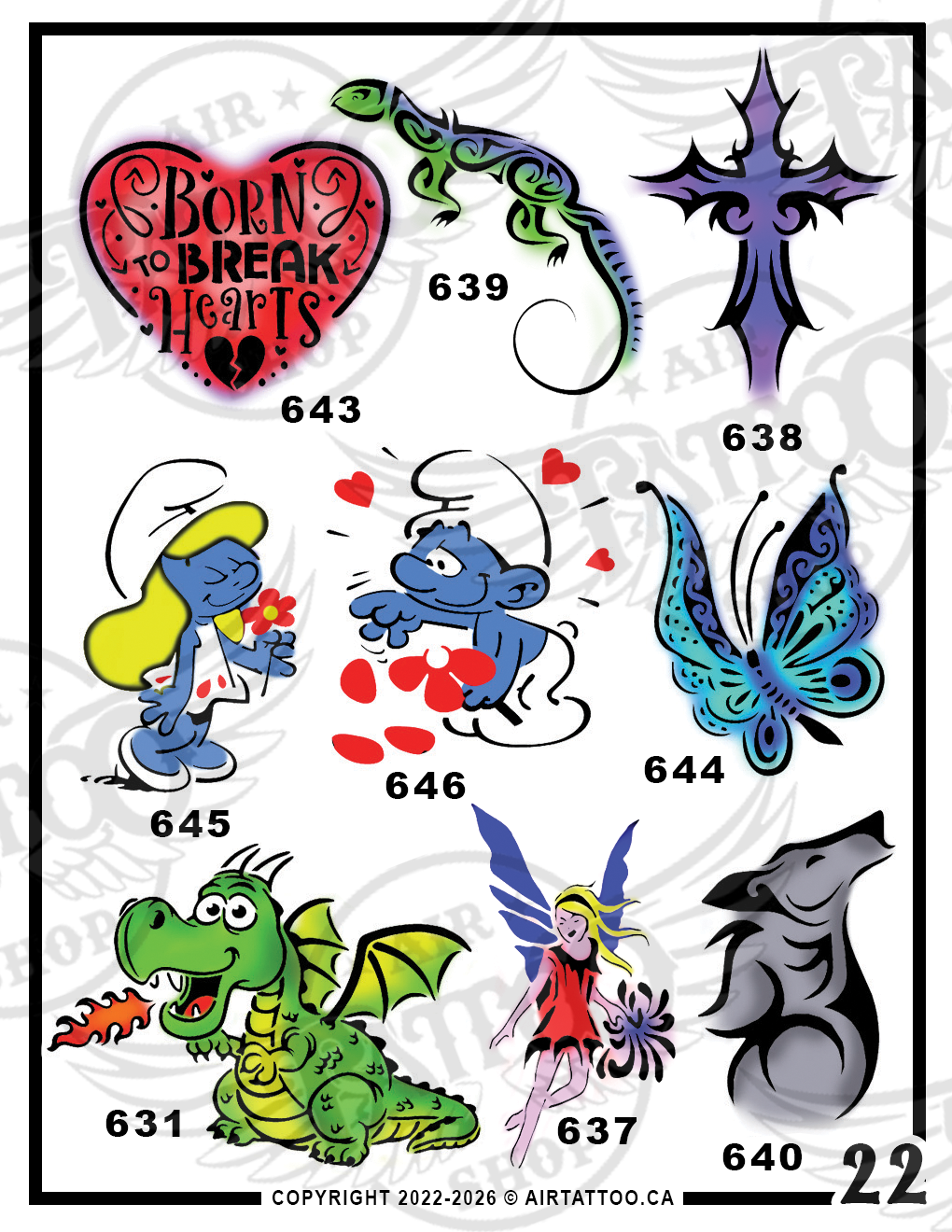 VARIETY STENCIL PACK - Vol. 22