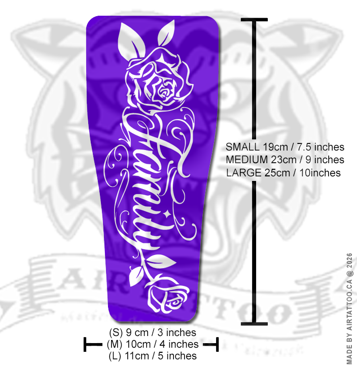 FS006 – Family Roses Airtattoo Stencil