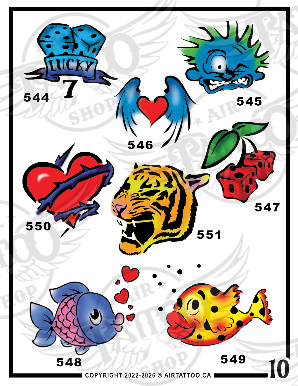 VARIETY STENCIL PACK - Vol. 10