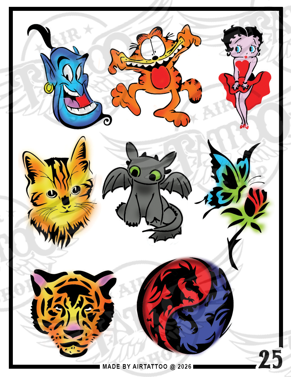 VARIETY STENCIL PACK - Vol. 25