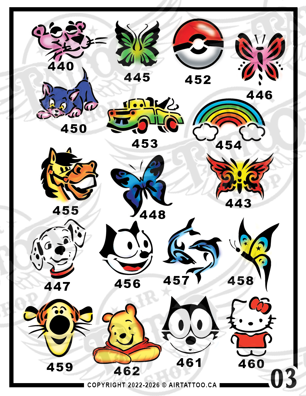 VARIETY STENCIL PACK - Vol. 03