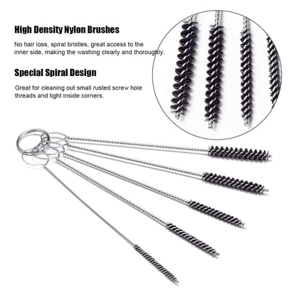 Kit de nettoyage airbrush Pro ABEST — Aiguilles, brosses & pot de nettoyage