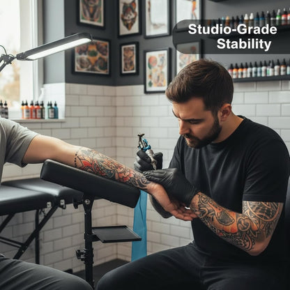 Support d'accoudoir pour tatouage réglable avec plateau — NATUMER