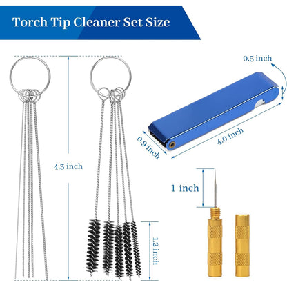 Kit de nettoyage airbrush Pro ABEST — Aiguilles, brosses & pot de nettoyage