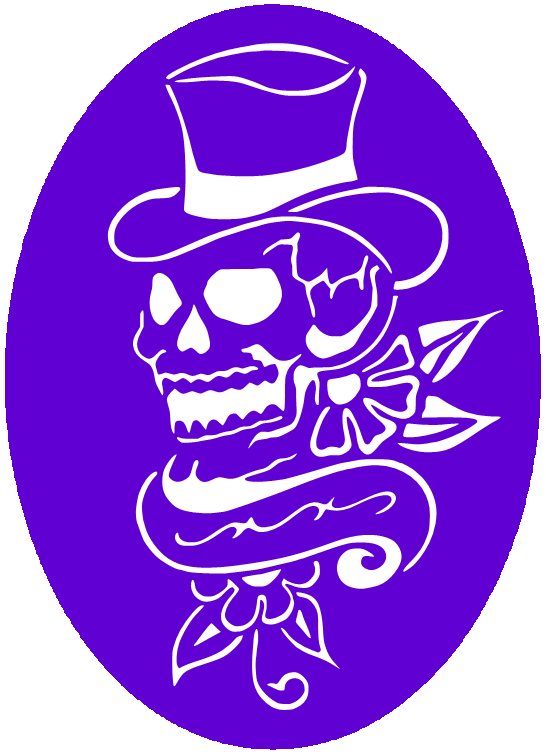 CS002 - Dapper Skull Airtattoo Stencil