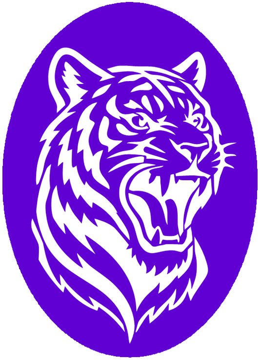 CS012 - Roaring Tiger Tribal Airtattoo Stencil