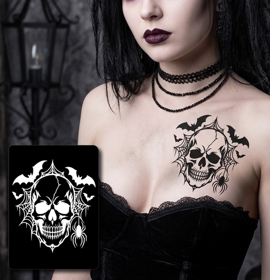 CS039 – Dark Skull Airtattoo Stencil